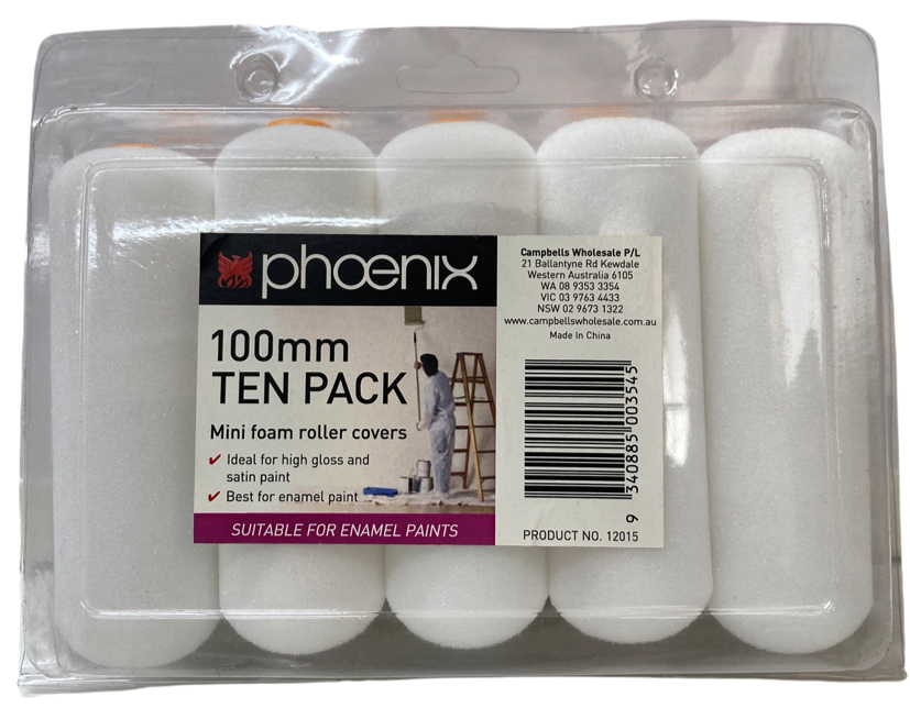 PHOENIX 100MM 10PK MINI FOAM COVER