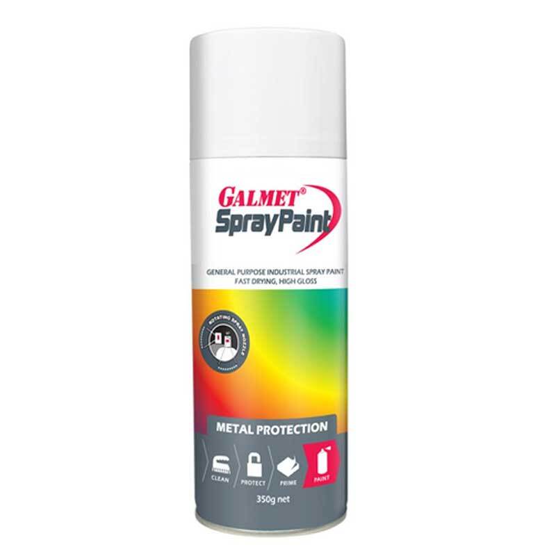 Galmet Spray Paint Aerosol White 350gm (PICK UP ONLY)