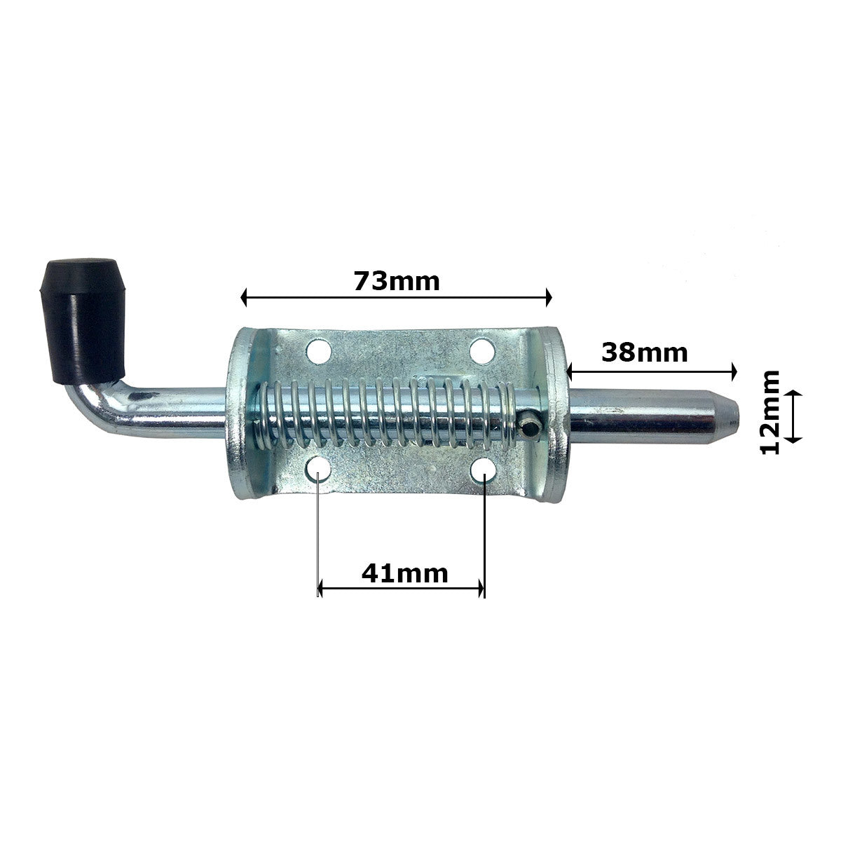 SPRING BOLT ZINC PLATED