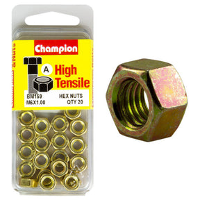 HIGH TENSILE METRIC HEX NUT PACK