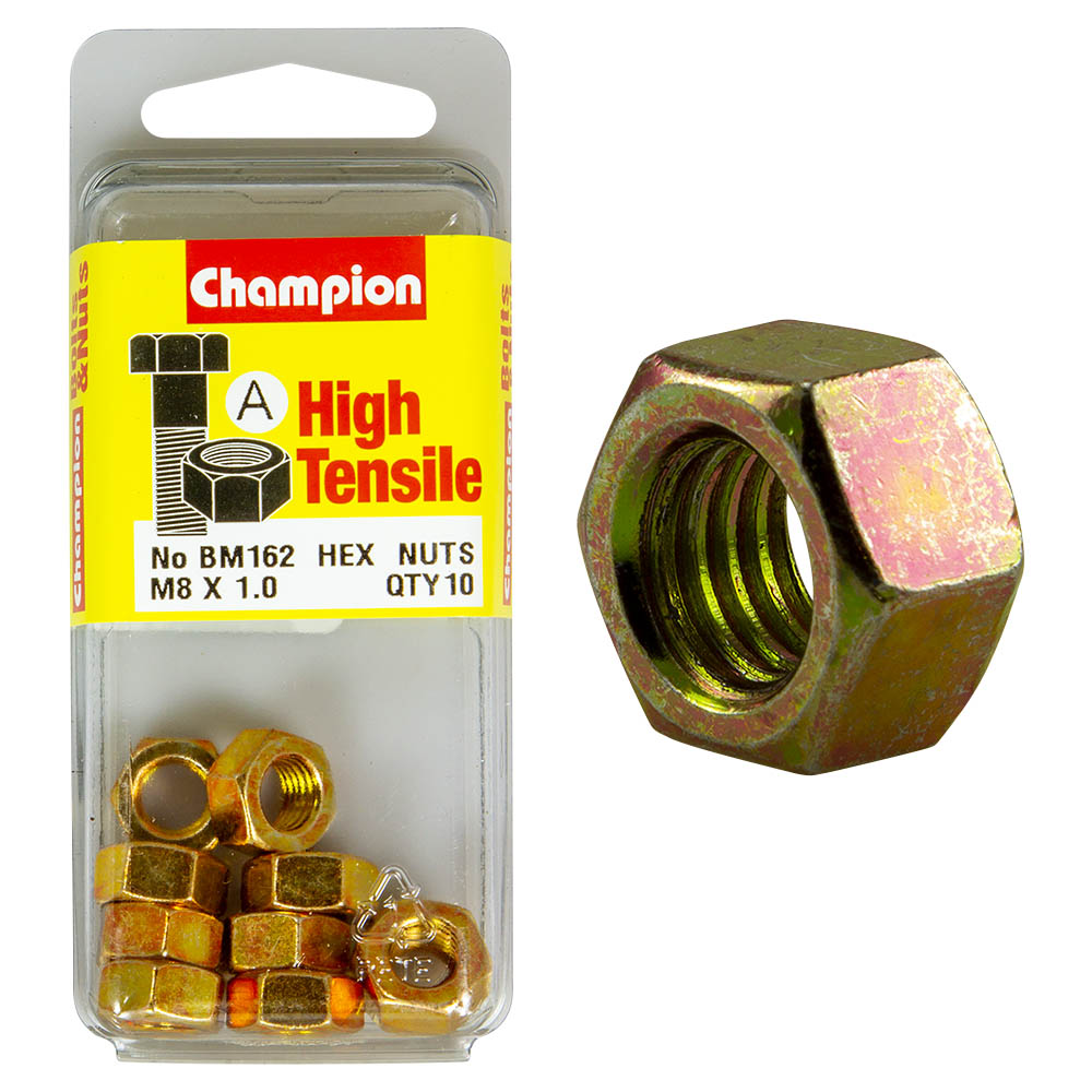 HIGH TENSILE METRIC HEX NUT PACK