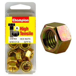 HIGH TENSILE METRIC HEX NUT PACK
