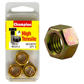 HIGH TENSILE METRIC HEX NUT PACK