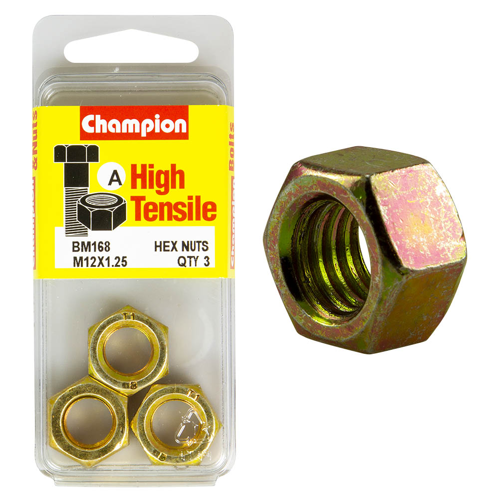 HIGH TENSILE METRIC HEX NUT PACK