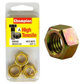 HIGH TENSILE METRIC HEX NUT PACK