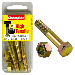 HIGH TENSILE METRIC HEX BOLT & NUT PACK