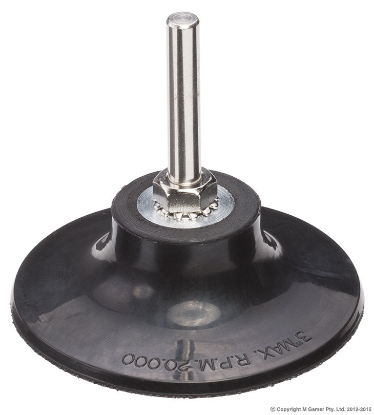 Geiger 75mm Backing Pad with 1/4" Shank Adaptor