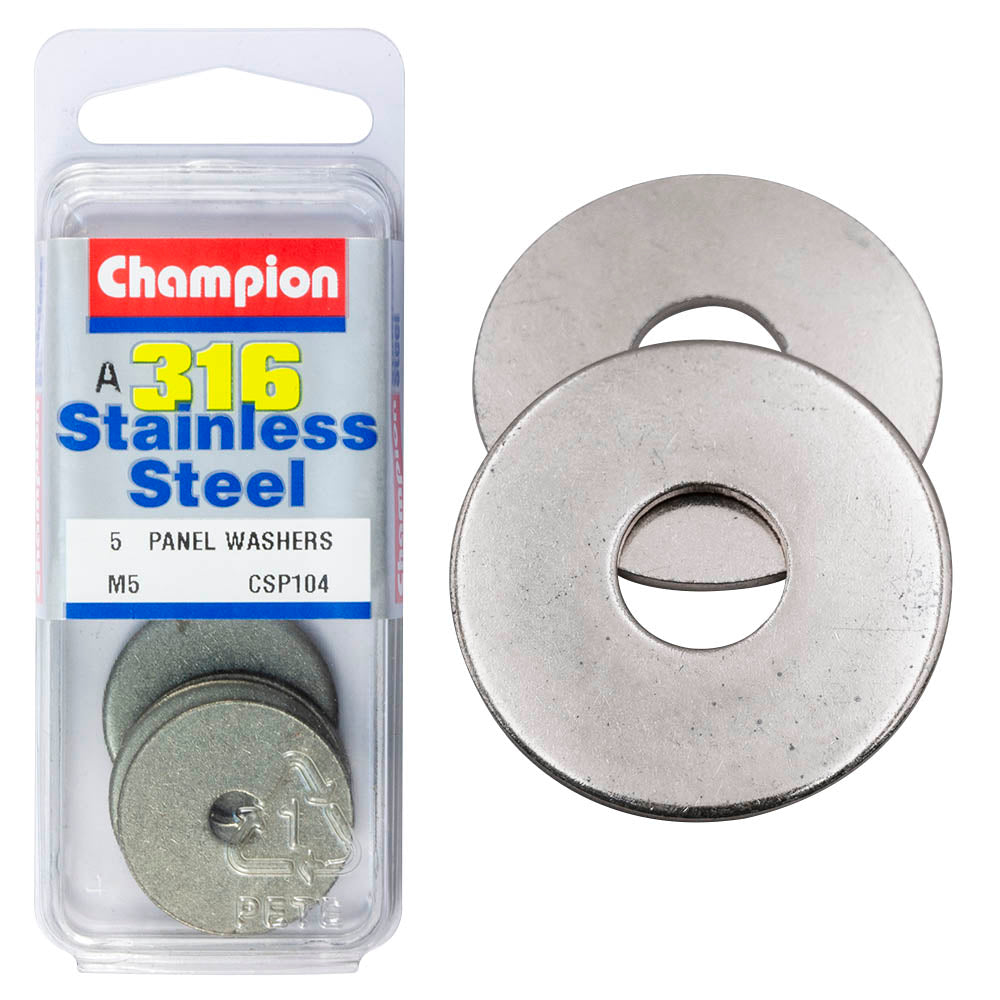 BODY PANEL WASHER STAINLESS STEEL 316 PACK