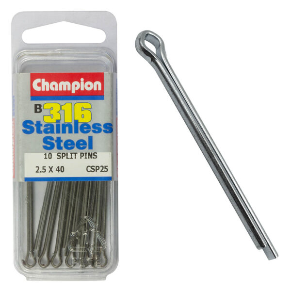 SPLIT PINS STAINLESS STEEL 316