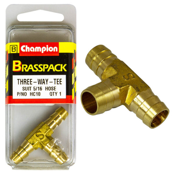 CHAMPION THREE WAY (T) HOSE JOINER