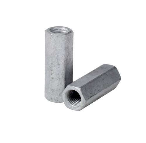 HEX COUPLER NUT METRIC GALVANISED