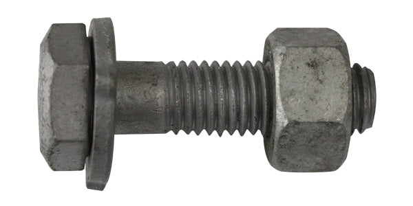 STRUCTURAL ASSEMBLY BOLT & NUT GALVANISED CLASS 8.8