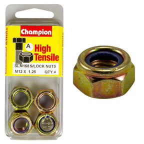 HIGH TENSILE SELF LOCKING / NYLON INSERT METRIC HEX NUT PACK