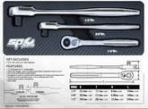 Ultra Thin 3pce Ratchet Set