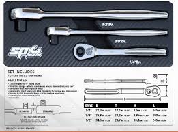 Ultra Thin 3pce Ratchet Set