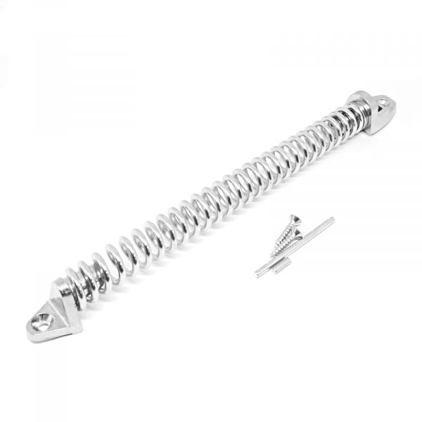 COIL GATE SPRING ZINC PLATED