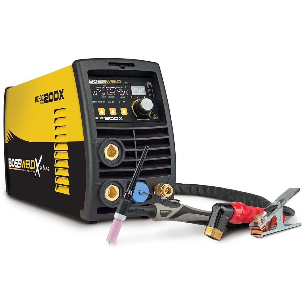 BOSSWELD TIG 200X AC DC INVERTER WELDER 240V 15A