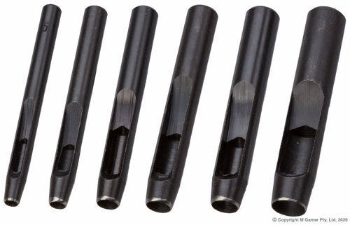 GEIGER HOLLOW PUNCH SET - 6 PIECE