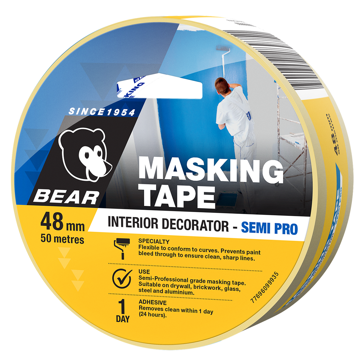 Bear 48mm x 50m Interior Decorator Masking Tape