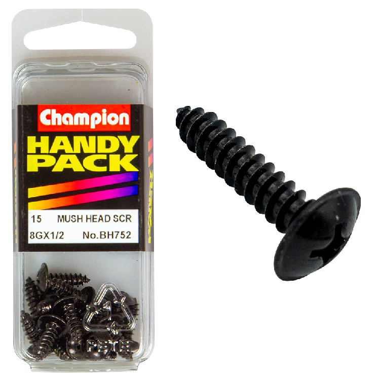 HANDY PACK MUSHROOM HEAD SCREWS