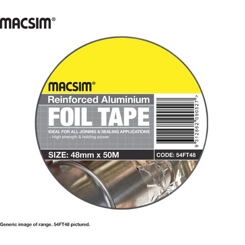 72MMX50M RE-INFORCED ALUMINIUM FOIL TAPE