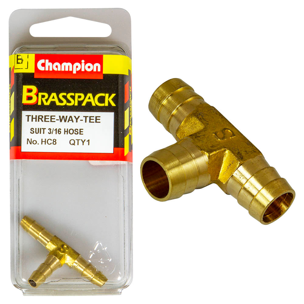 CHAMPION THREE WAY (T) HOSE JOINER