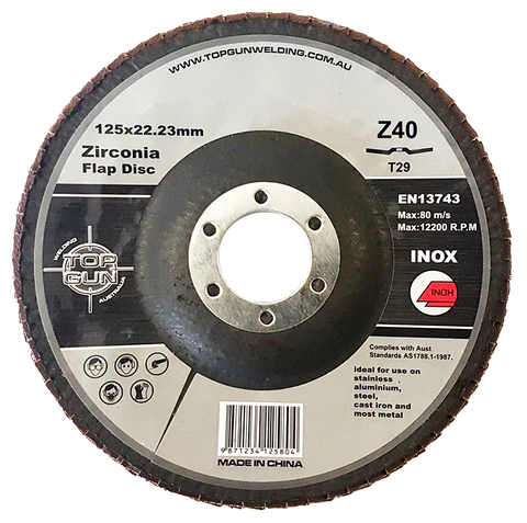 Top Gun Zirconia Flap Disc 5"