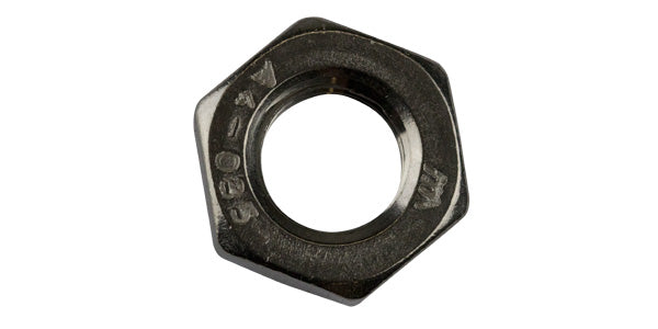 HEX NUT HALF STAINLESS STEEL 316 METRIC