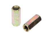 HEX COUPLER NUT METRIC YELLOW ZINC